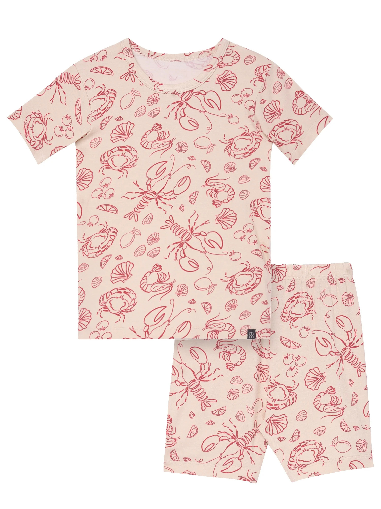 Modern Moments by Gerber Toddler Neutral Super Soft Americana Pajama Short Set, 2-Piece, Sizes 12... | Walmart (US)