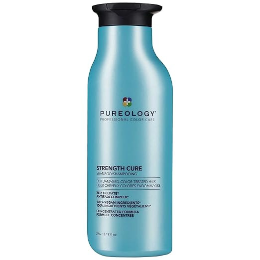 Pureology Strength Cure Shampoo | For Damaged, Color-Treated Hair | Fortifies & Strengthens Hair ... | Amazon (US)