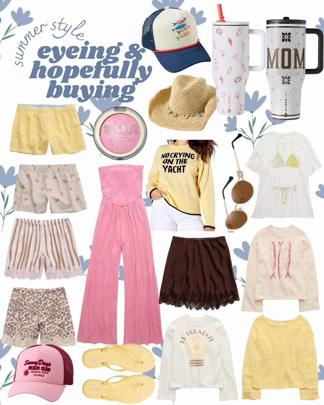 Here are some summer style finds I am eyeing and hopefully buying! 

 #LTKdayinmylife #LTKgrwm #LTKootd