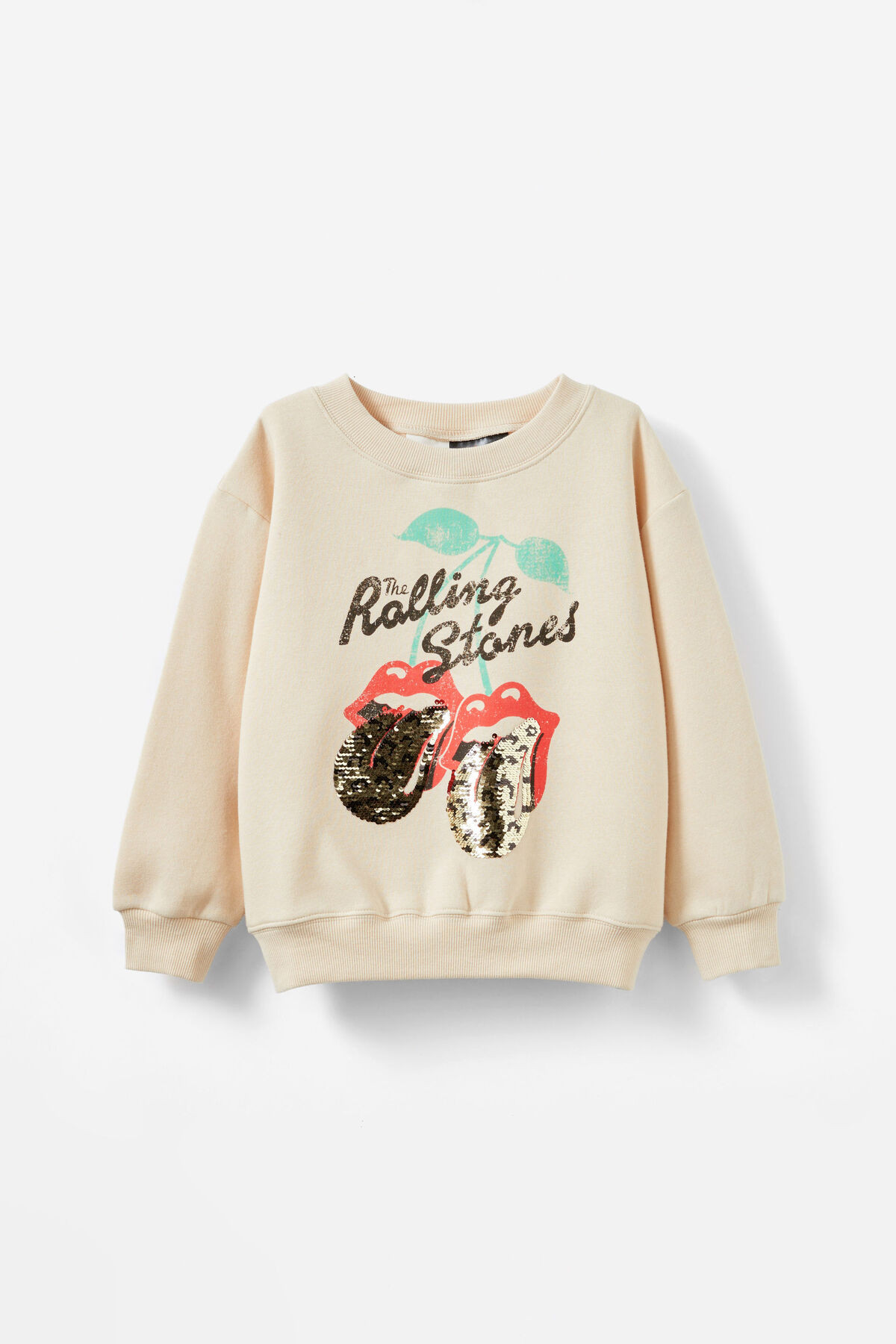 Rolling Stones Dusty Fleece Crew Neck | Cotton On (US)