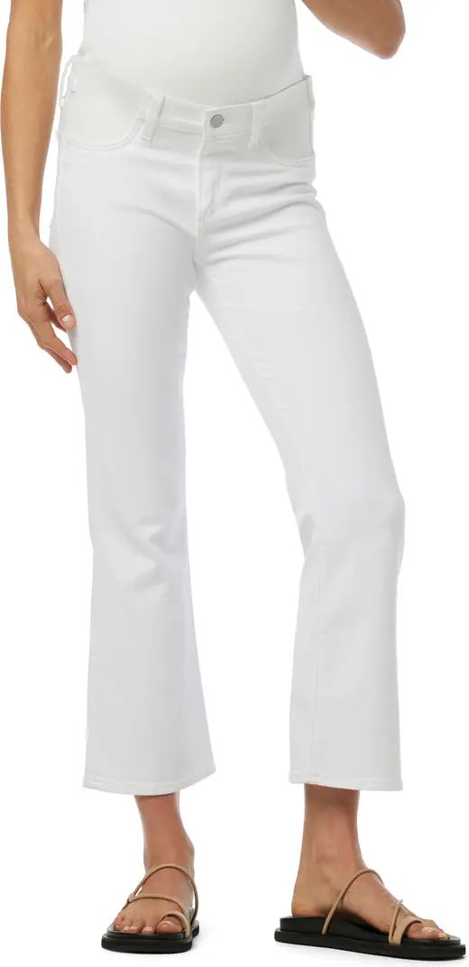 Joe's The Icon Mid Rise Crop Bootcut Maternity Jeans | Nordstrom | Nordstrom
