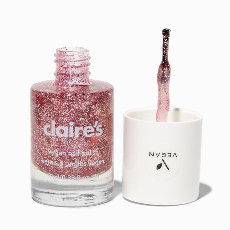 Vegan Glitter Nail Polish - Eye Catching | Claire's (UK)