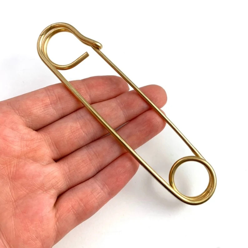 Large Safety Pin Vintage Safety Pin Kilt Pin Vintage - Etsy | Etsy (US)