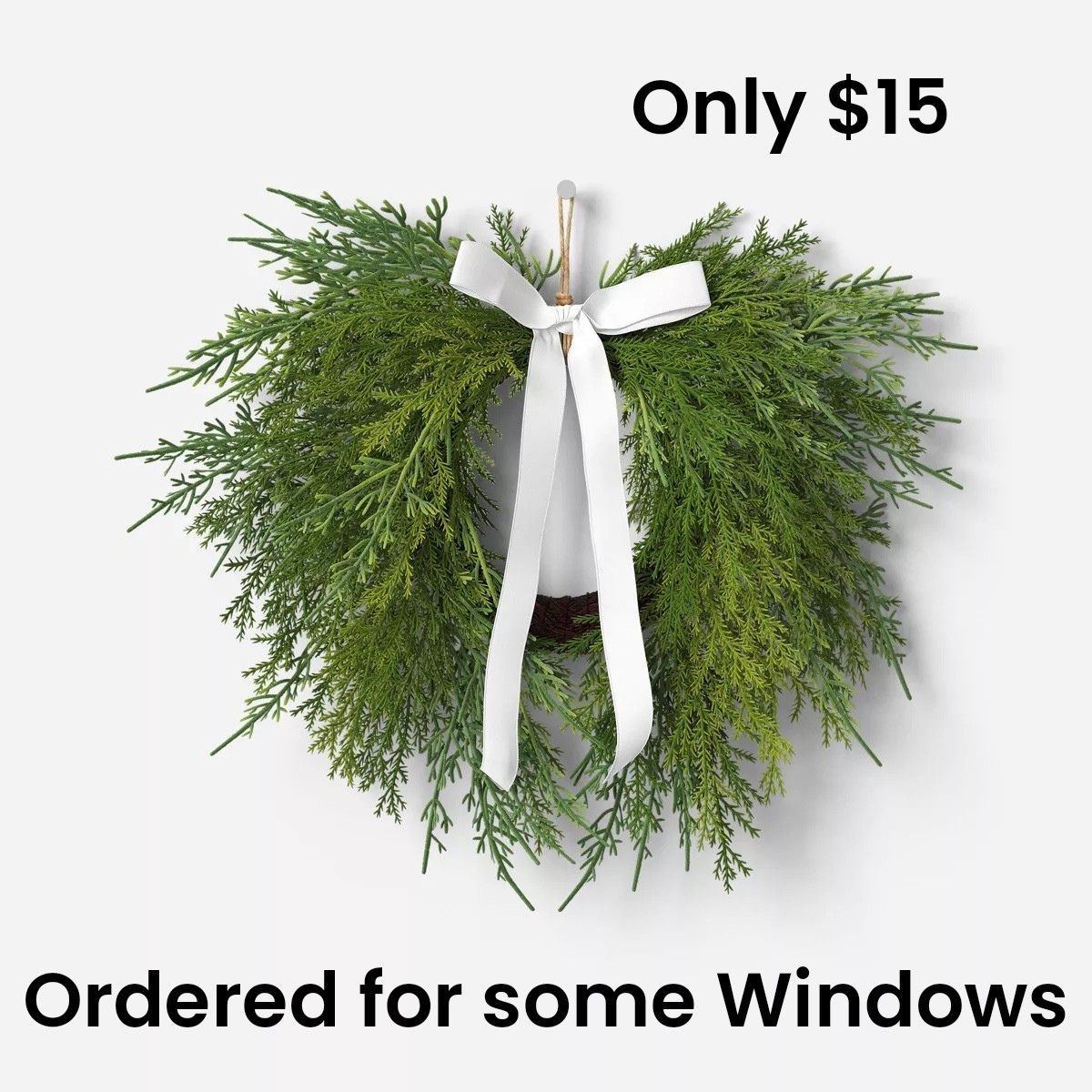 Christmas decor. Ordered these wreaths to hang in windows  

#LTKHome #LTKFindsUnder50 #LTKSeasonal