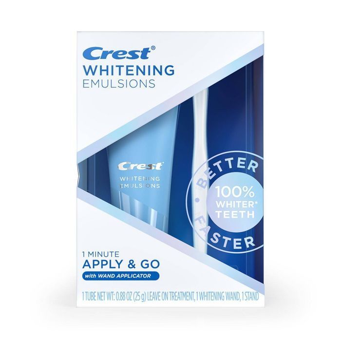 Crest Whitening Emulsions Leave-on Teeth Whitening Treatment with Applicator - 0.88oz | Target