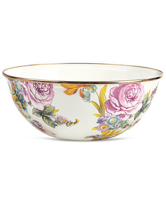 White Flower Market Medium Everyday Bowl, 80-oz. | Macy's