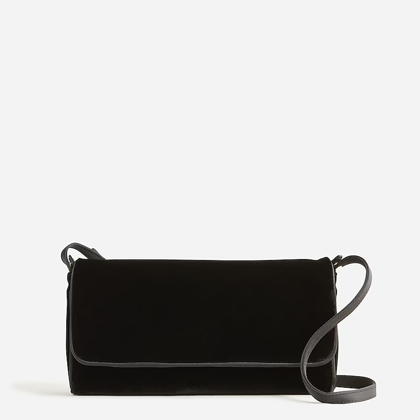 Florence convertible clutch in velvet | J. Crew US