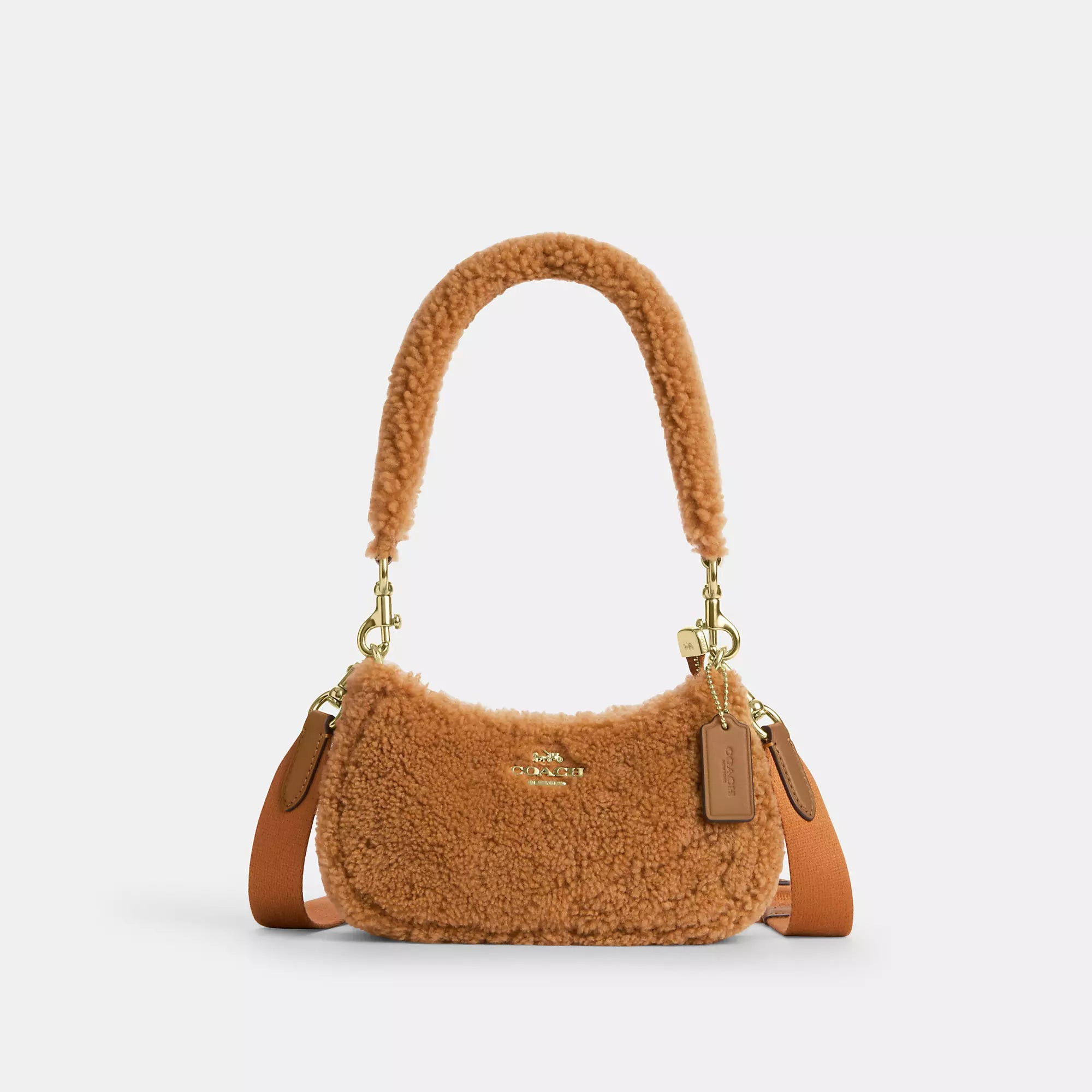 Coach Outlet Teri Mini Crossbody Bag In Shearling | Shop Simon