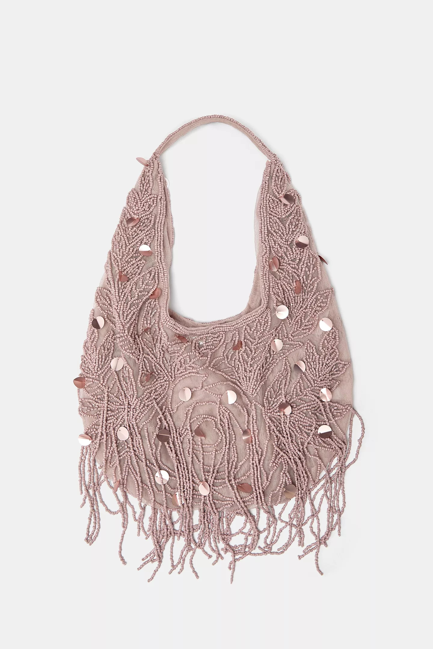 Beaded shoulder bag | PULL and BEAR UK