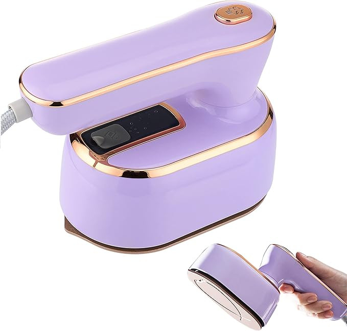 Micro Steam Iron, Travel Steamer for Clothes Portable Mini Steam Iron, 1000W Handheld Steamer Sup... | Amazon (US)