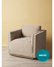 30in Upholstered Swivel Accent Chair | HomeGoods