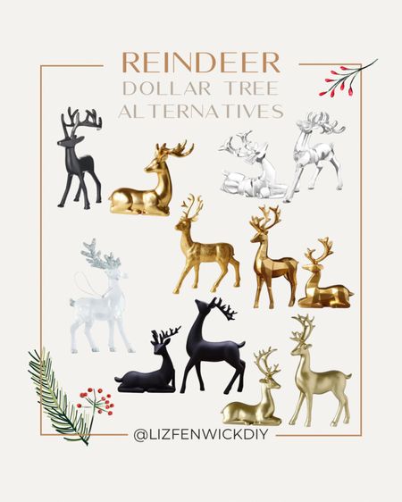 You guys love my Dollar Tree reindeer DIY, but I’m hearing the ornaments are hard to find. I gathered some alternatives. Also check out At Home, Hobby Lobby, Big Lots, and Aldi! 

#LTKSeasonal #LTKHoliday #LTKhome
