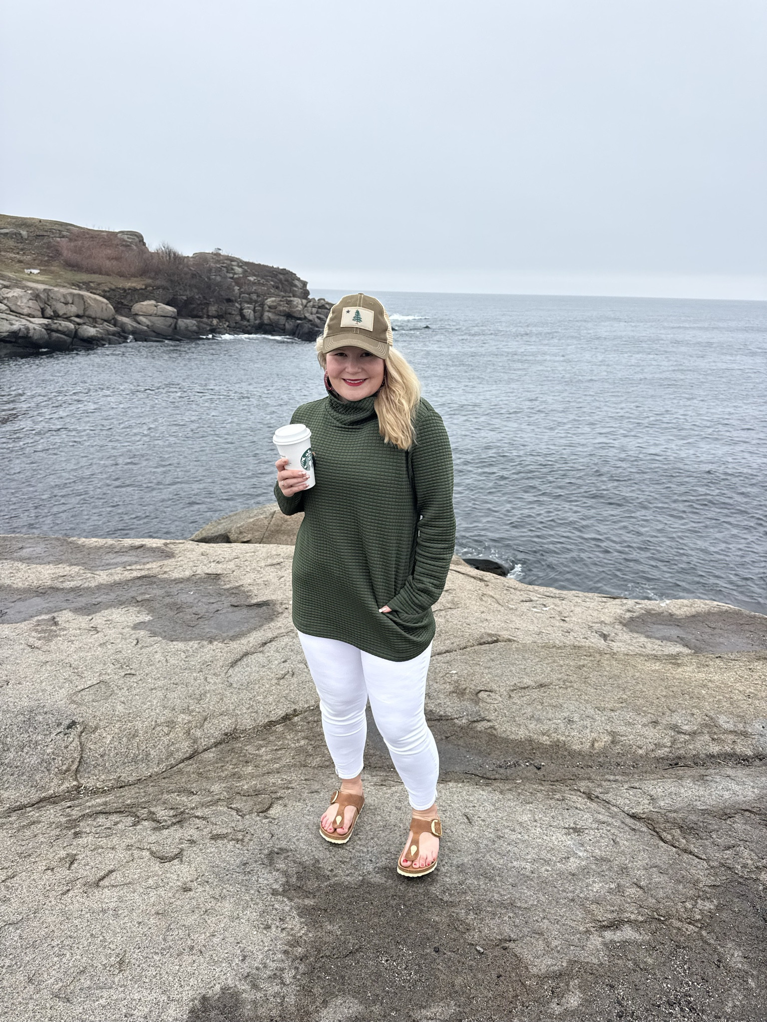 Looking for summer inspo? I am all about the white jeans and yes before memorial day! A baseball cap @Dudley Stephens pull over and @Birkenstock US are a must!

#LTKootd #LTKActive #LTKPetite