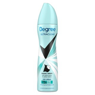 Degree Ultraclear 72-Hour Black + White Antiperspirant & Deodorant Dry Spray, Pure Rain, 3.8 OZ | CVS Health