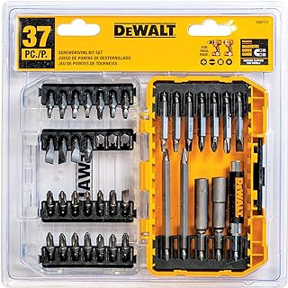 DEWALT 37- Piece Screwdriving Bit Set With Square Recess Mix, Hardened Steel Hex Shank (DW2173) | Amazon (CA)
