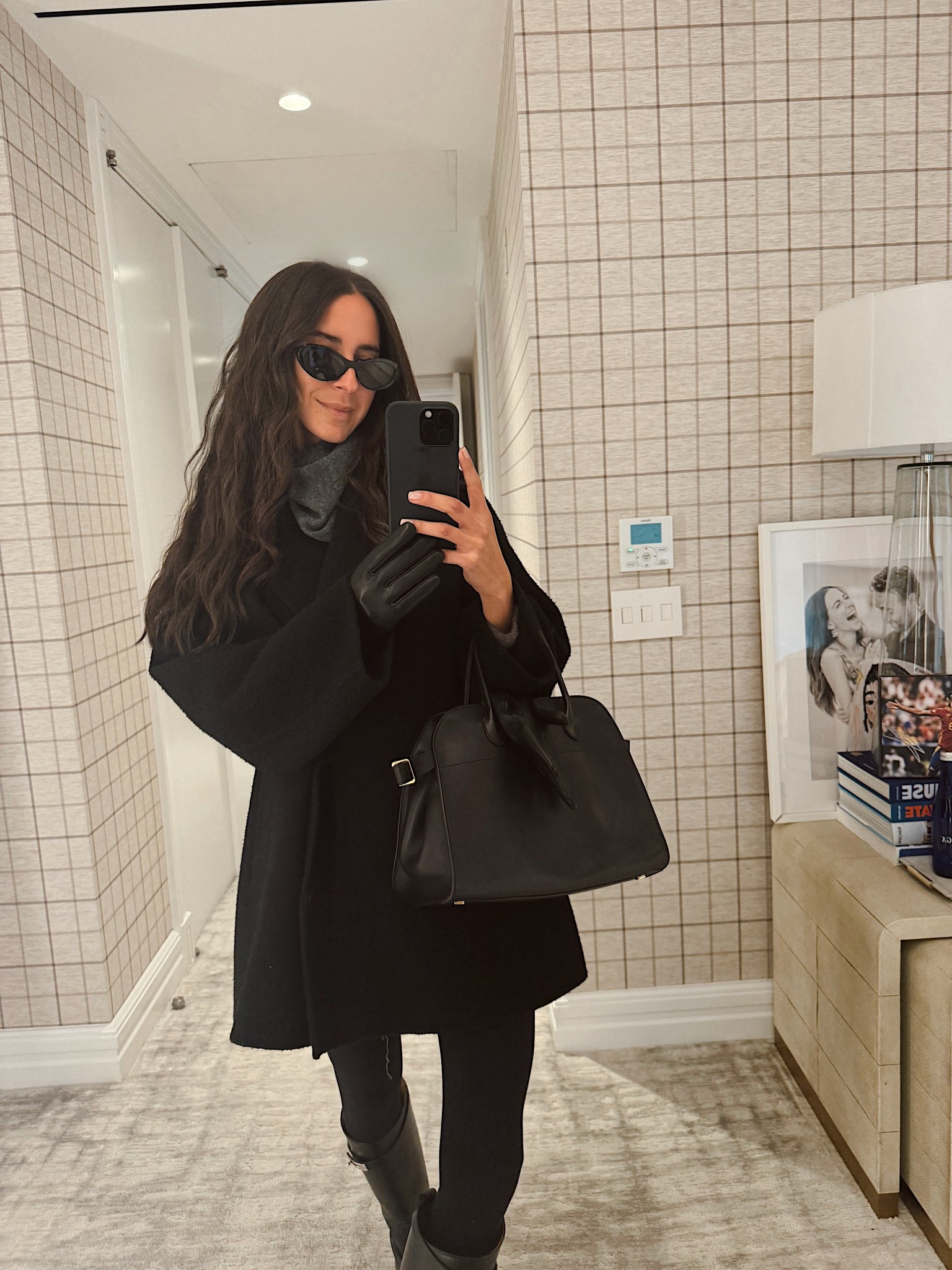 OOTD for a cold day in nyc 🖤