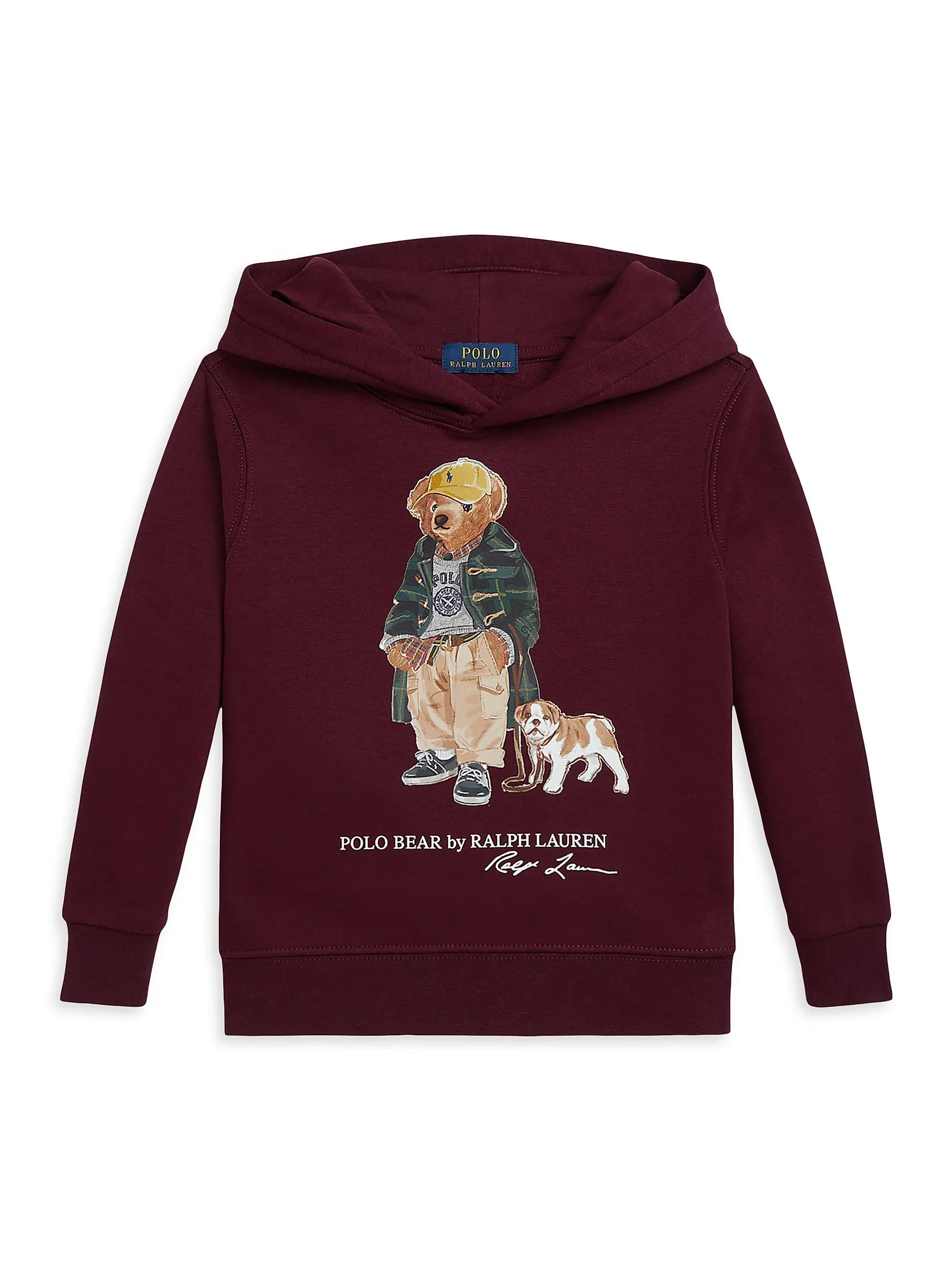 Little Boy's & Boy's Polo Bear Cotton-Blend Fleece Hoodie | Saks Fifth Avenue