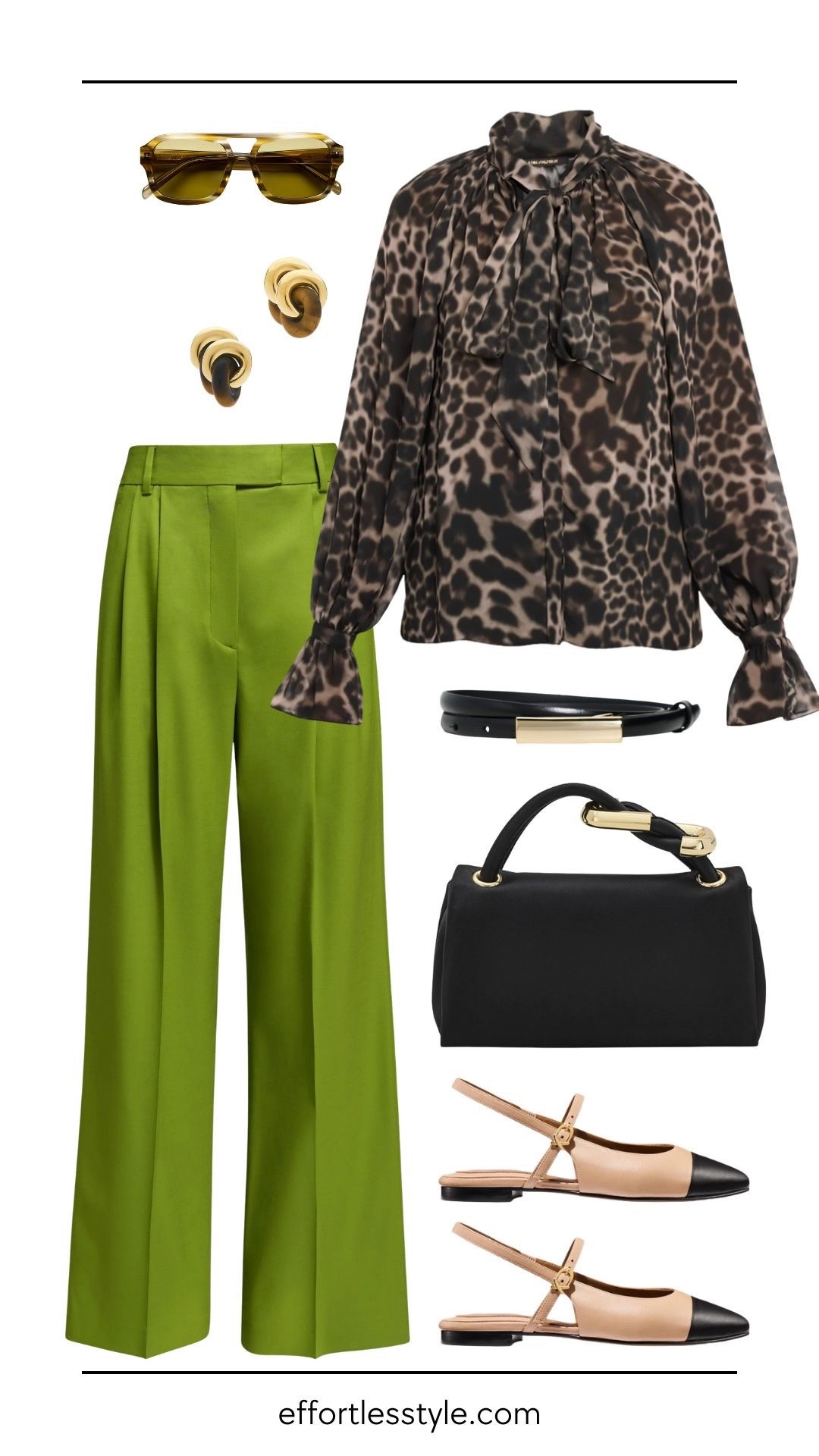 I love the idea of pairing and animal print with an unexpected color like these chartreuse pants. It adds a pop of color while still allowing the print to act as a neutral. Keep your accessories simple and allow the clothes to speak for themselves.

#LTKBeauty #LTKStyleTip #LTKSeasonal