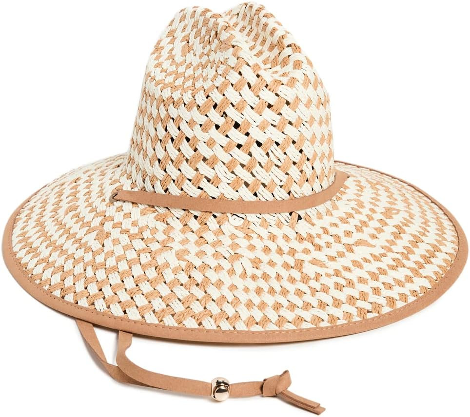 Lele Sadoughi Women's Checkered Straw Hat | Amazon (US)