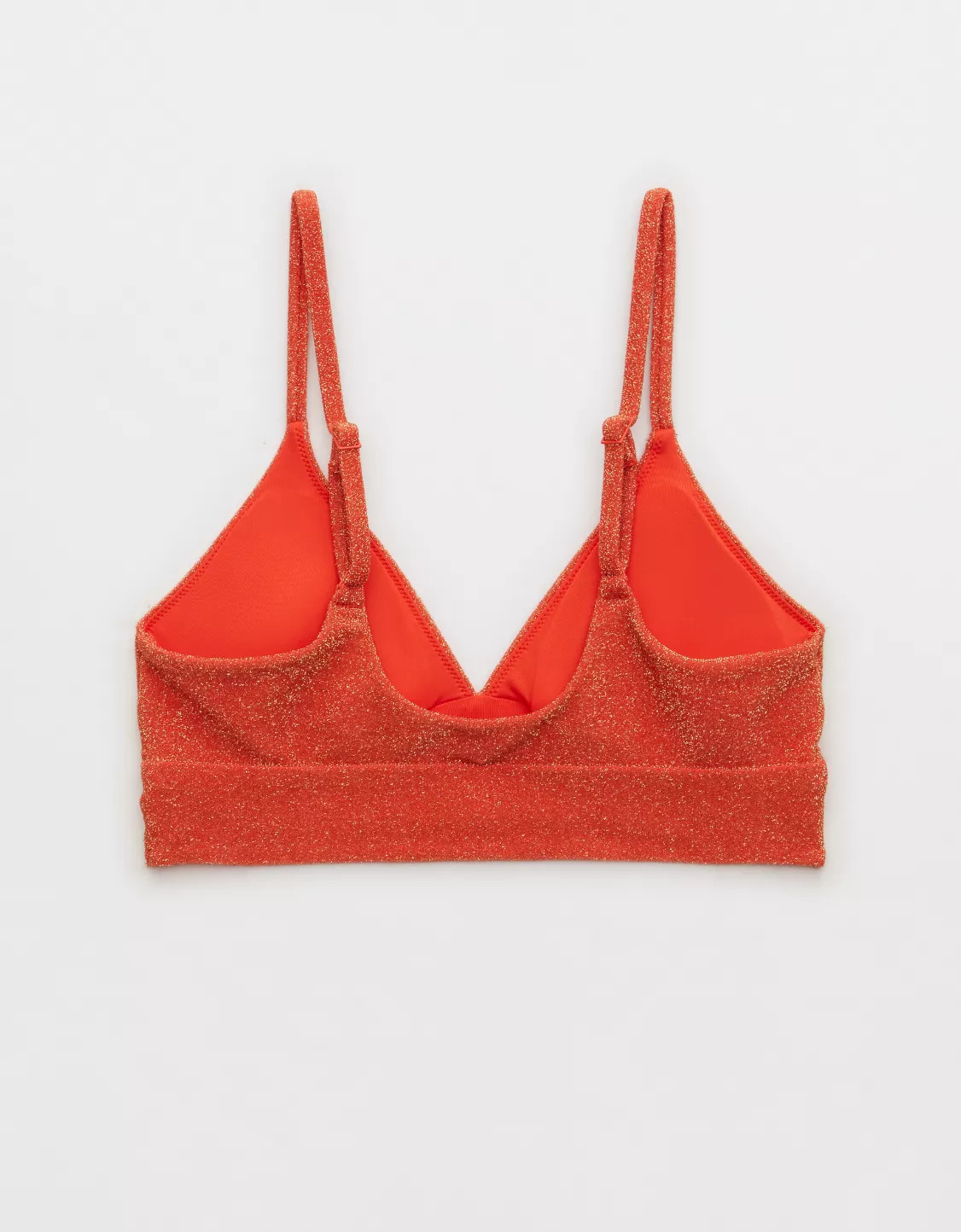 Aerie Sparkle Triangle Banded Bikini Top | Aerie