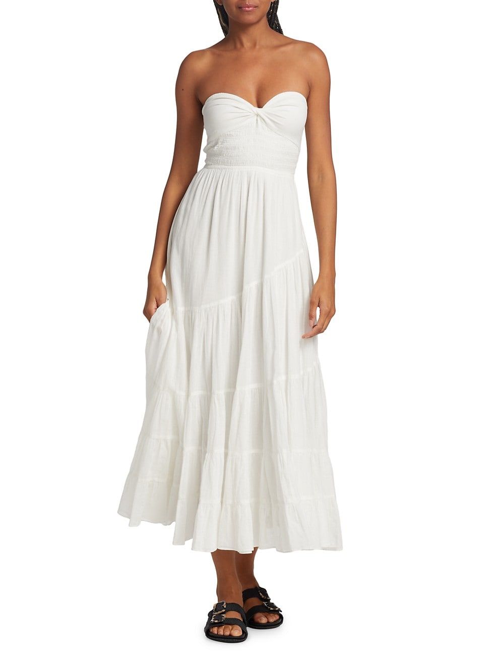 Sundrenched Strapless Tiered Maxi Dress | Saks Fifth Avenue