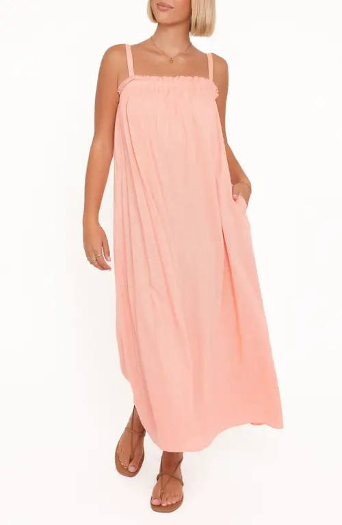 Petal & Pup Kendrick Maxi Dress in Pink at Nordstrom, Size X-Large | Nordstrom