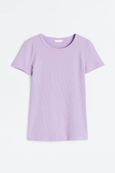 Fitted Ribbed Top | H&M (US + CA)