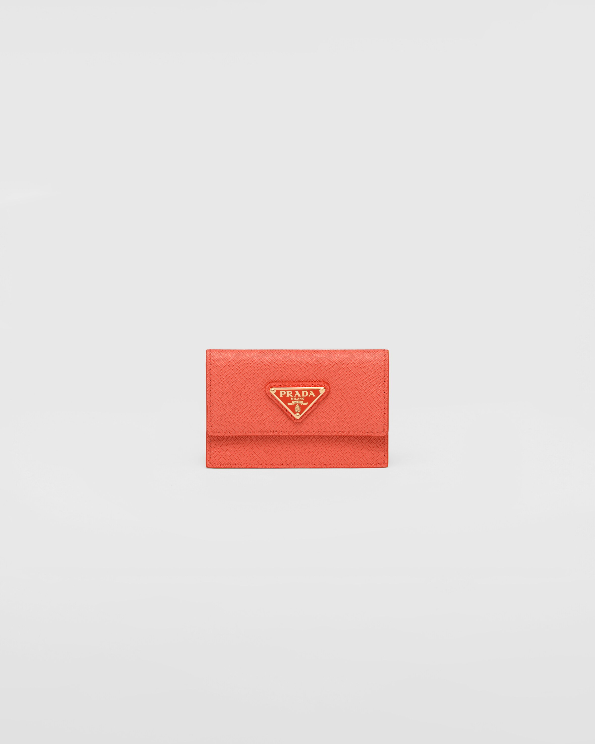 Saffiano leather card holder | Prada Spa US