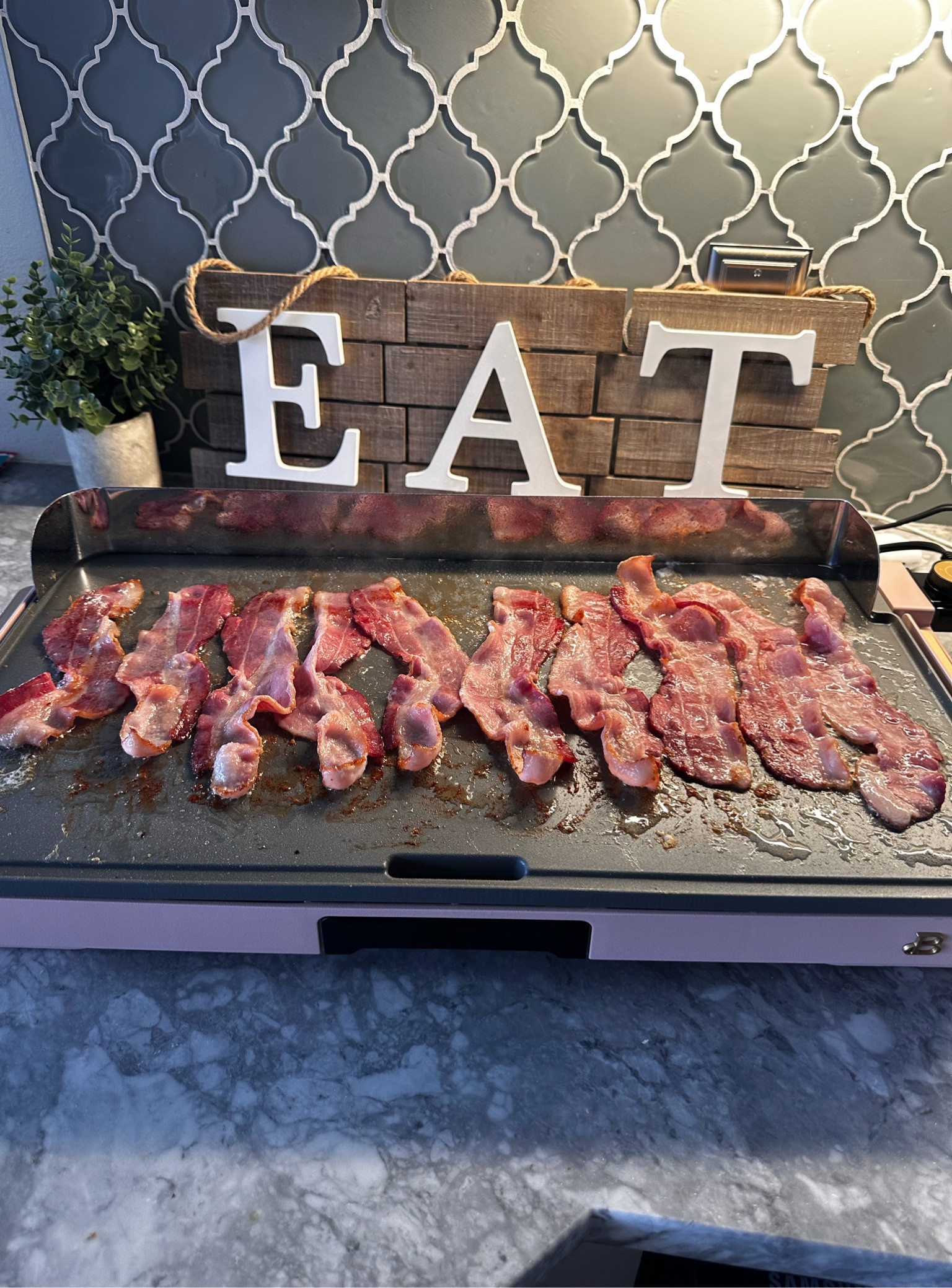Extra large griddle with backsplash and grease tray for large families / gatherings ! 

#LTKSaleAlert #LTKFindsUnder100 #LTKParties