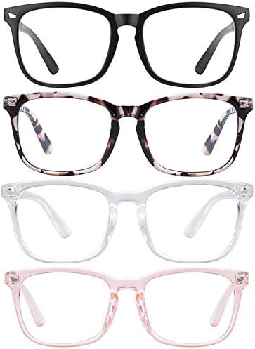 Blue Light Blocking Glasses Square Nerd Eyeglasses Frame Anti Blue Ray Computer Glasses Non Presc... | Amazon (US)