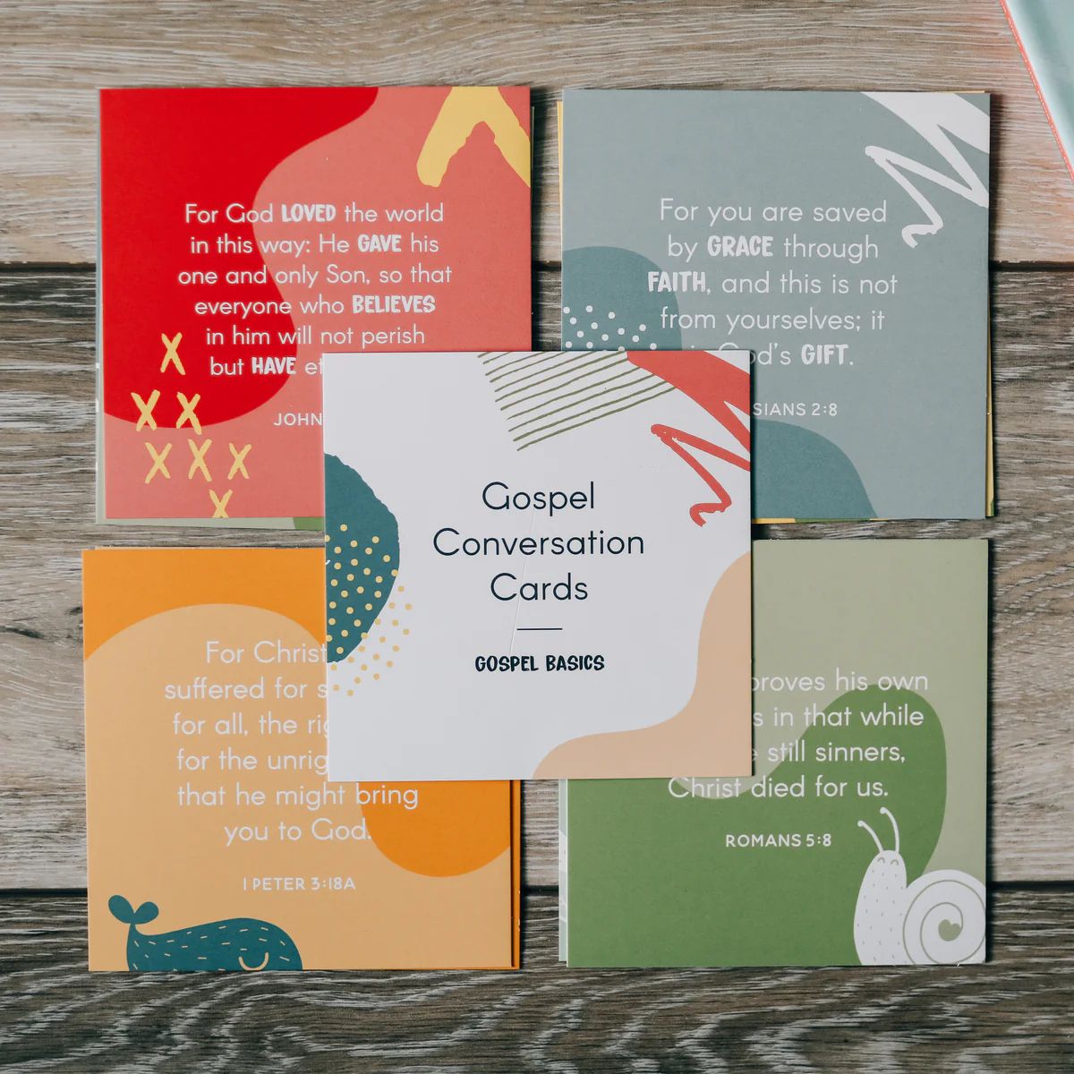 Gospel Conversation Cards - Gospel Basics | The Daily Grace Co.