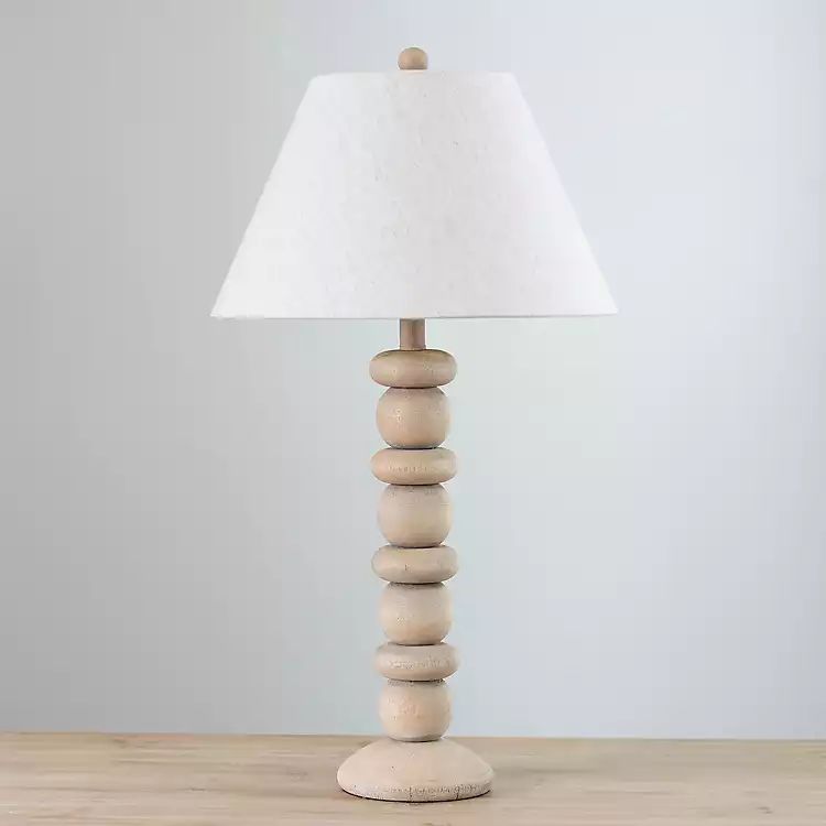 Natural Spindle Table Lamp | Kirkland's Home