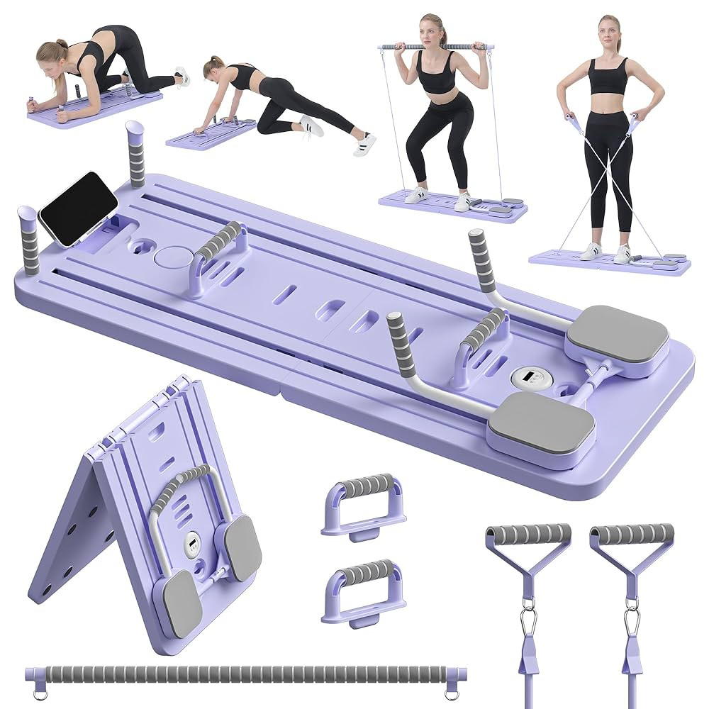 JANUA Pilates Board - Pilates Reformer Set, Multi-Purpose Foldable Pilates Reformer Board for Hom... | Amazon (US)