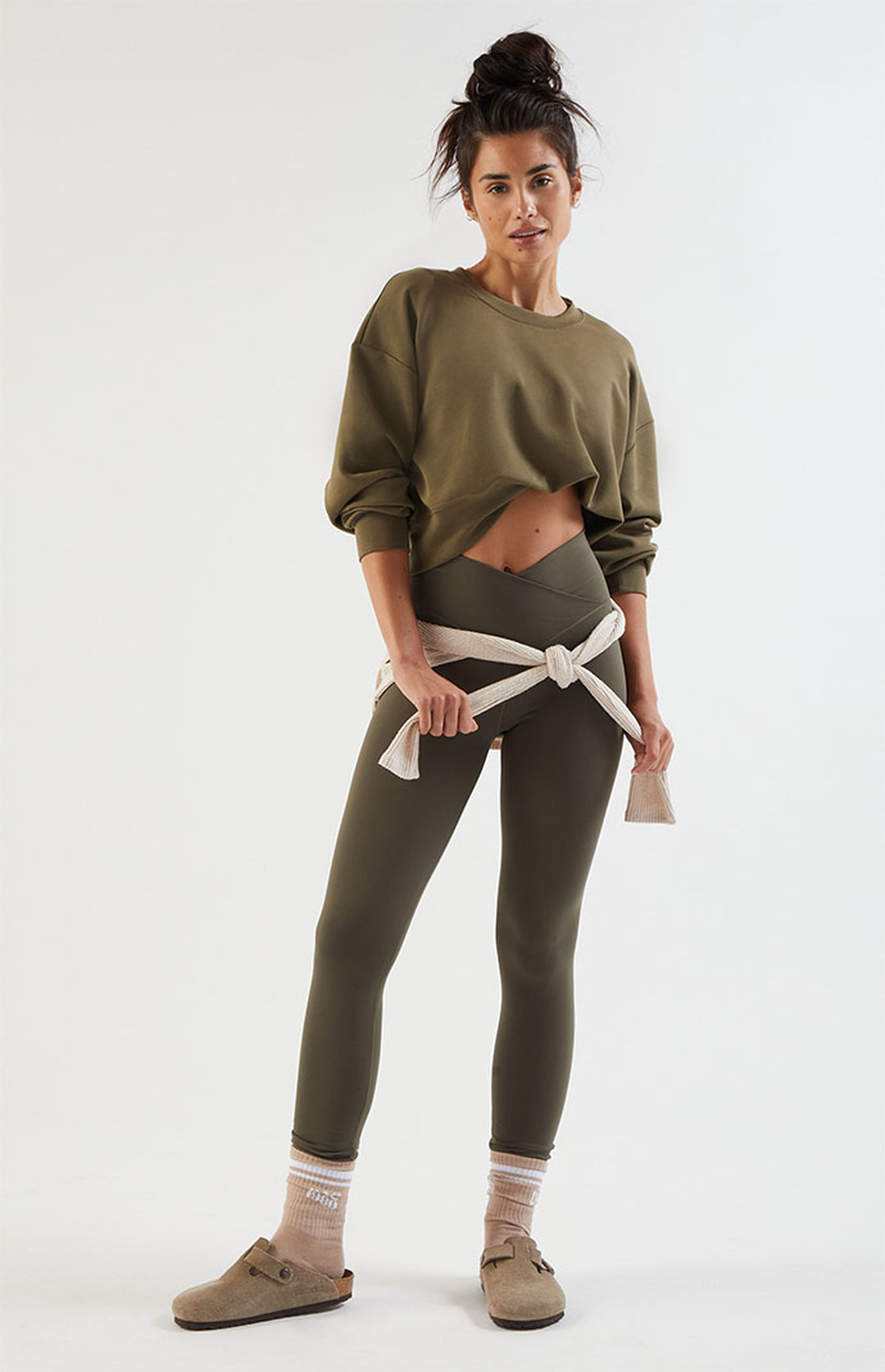 PAC 1980 PAC WHISPER Active Crossover Yoga Pants | PacSun