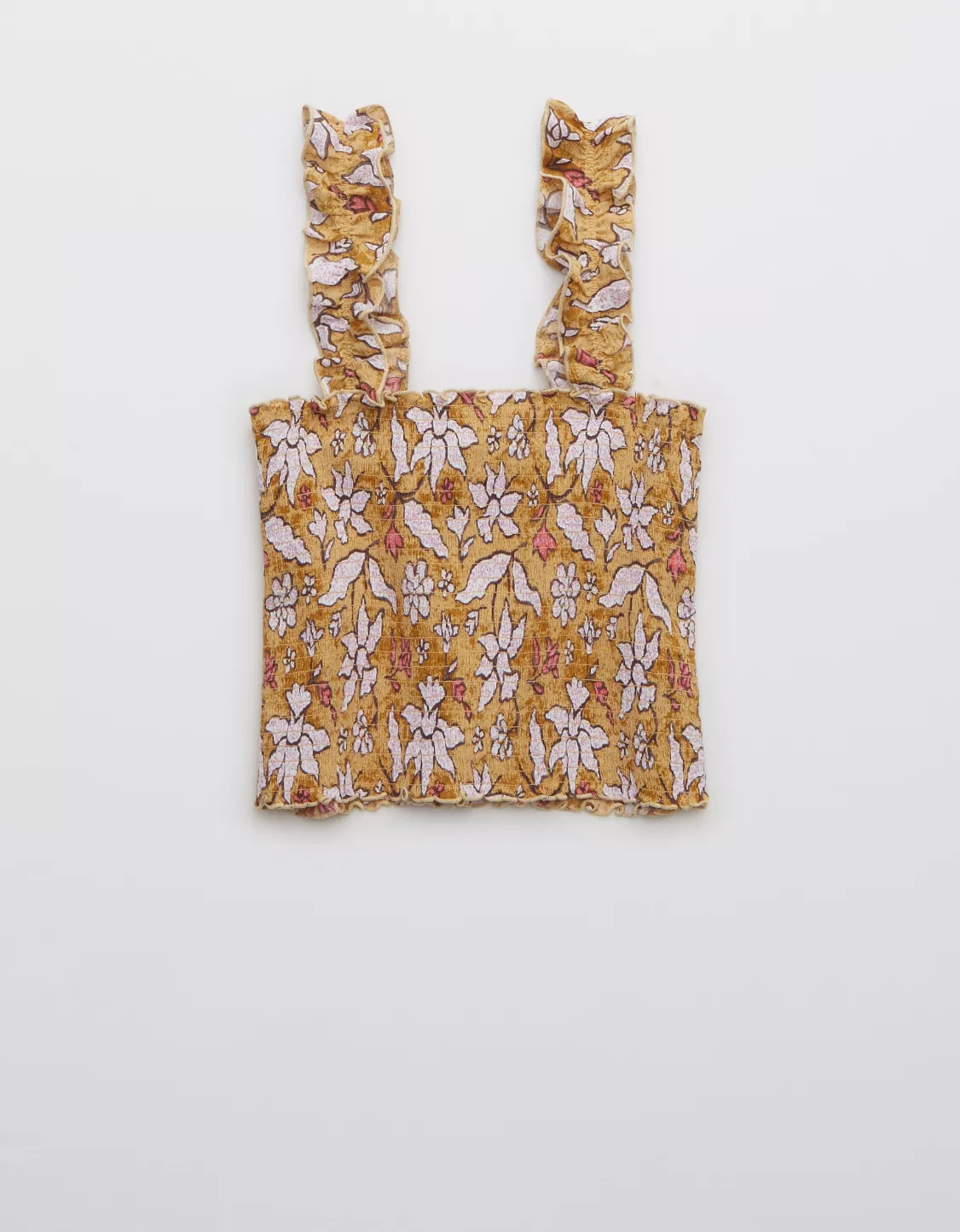 Aerie Jungle Thrills Smocked Tank Top | American Eagle Outfitters (US & CA)