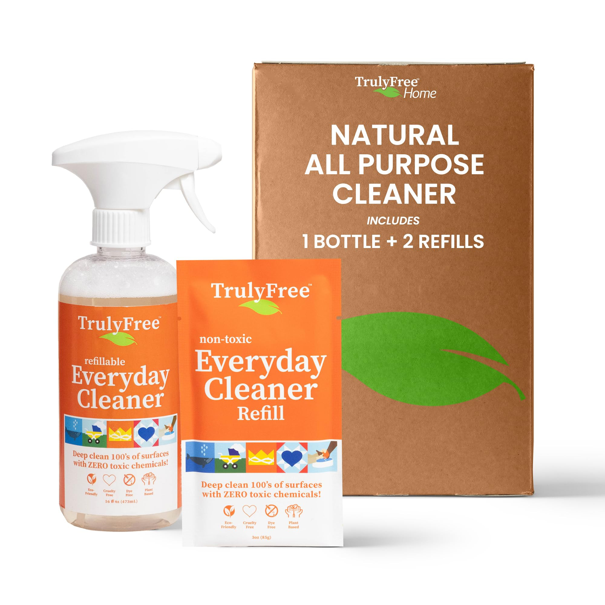 Everyday Cleaner - Multipurpose Cleaner Spray, Kitchen Counter Cleaner, Natural Cleaning Products... | Amazon (US)