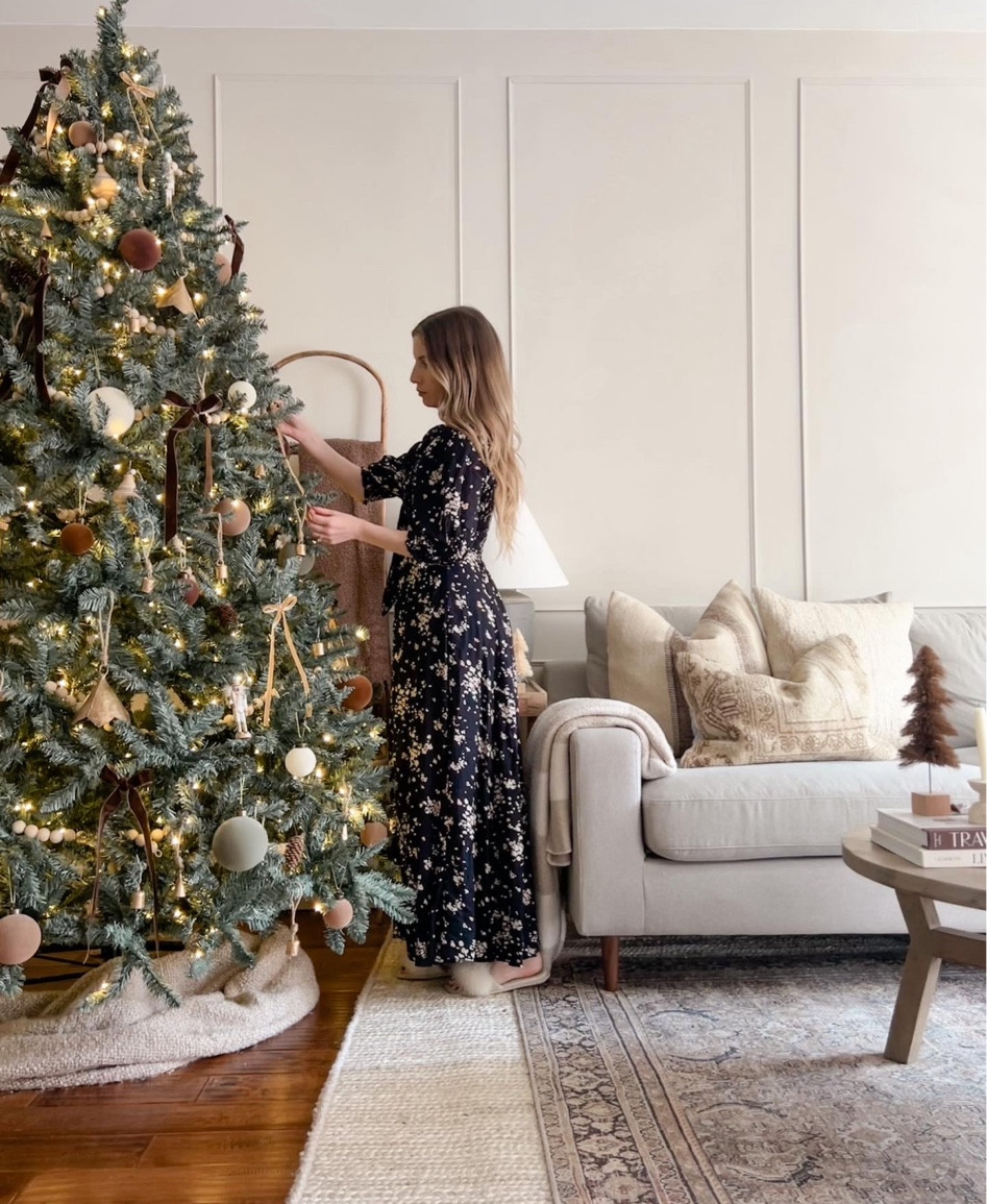 Christmas in July! Last year was our first year with an artificial Christmas tree and we were shocked by how much we loved it. Easy set up and break down, the lights are already on the tree, it comes with a remote with a timer and an easy on and off switch. The remote also can control the brightness of the lights and whether they twinkle or not - plus it even comes with a bag for storage! We’re officially on team faux tree for life! 

#LTKhome #LTKsalealert #LTKFind