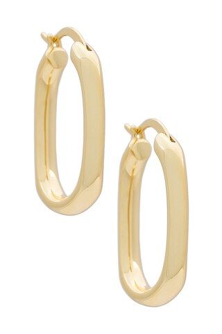 SHASHI Alex Hoop Earring in Gold from Revolve.com | Revolve Clothing (Global)