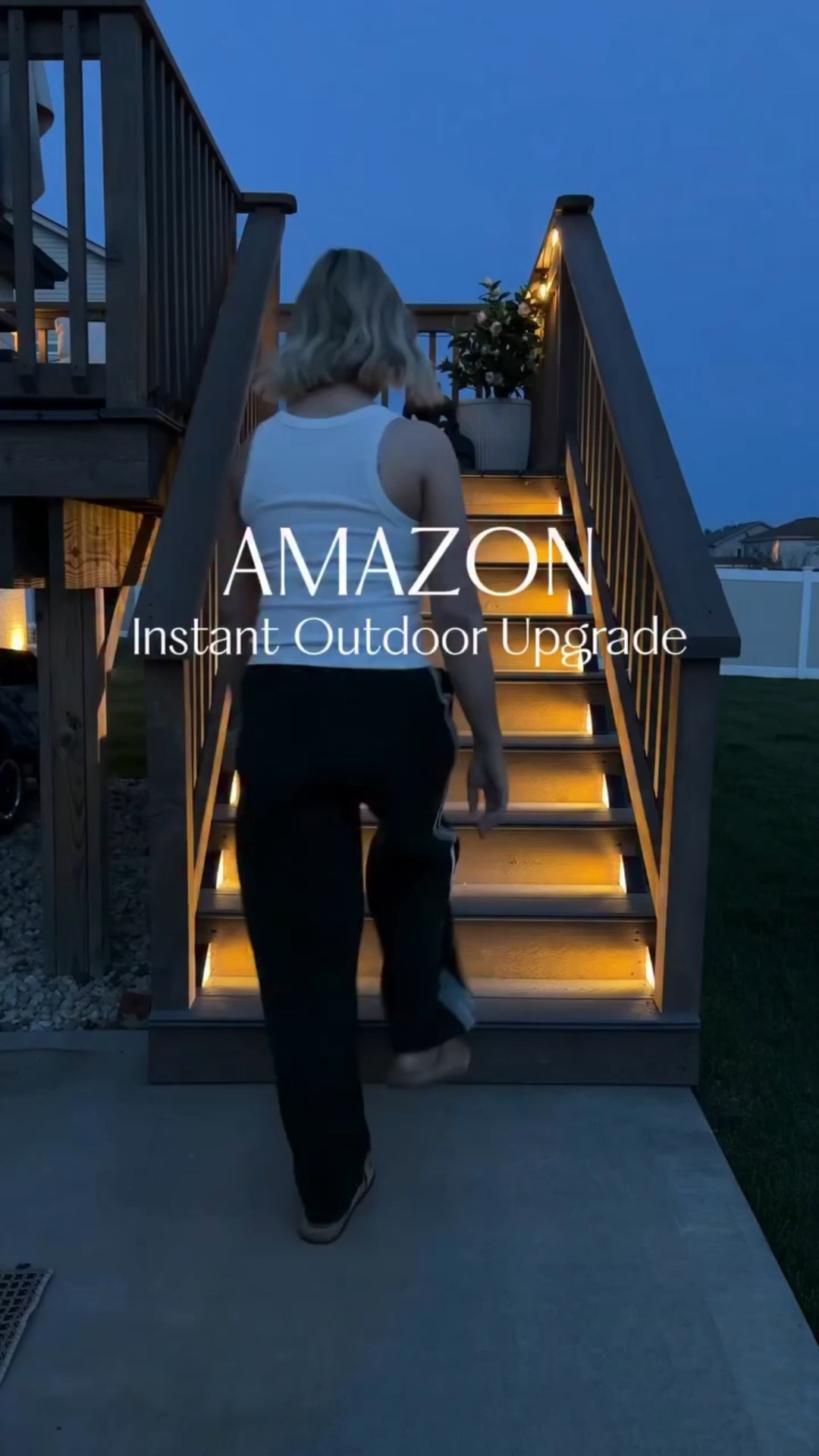These Amazon solar step lights instantly updated our deck and patio 💡🙌 They install in minutes and have a beautiful glow at night! 

⭐️ Follow for more easy home upgrades and home decor finds. I’m so happy you’re here! 💕

#LTKHome #LTKSaleAlert