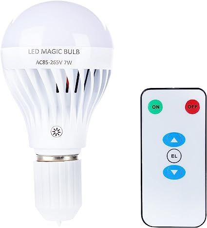 BSOD LED Magic Bulbs Self-Charging Emergency Light eBulb Cool White For Home Power Failure 7W Wit... | Amazon (US)