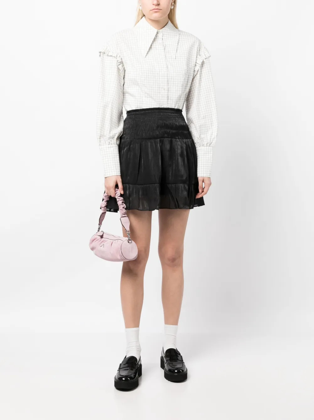 b+ab elasticated-waist Flared Skirt - Farfetch | Farfetch Global