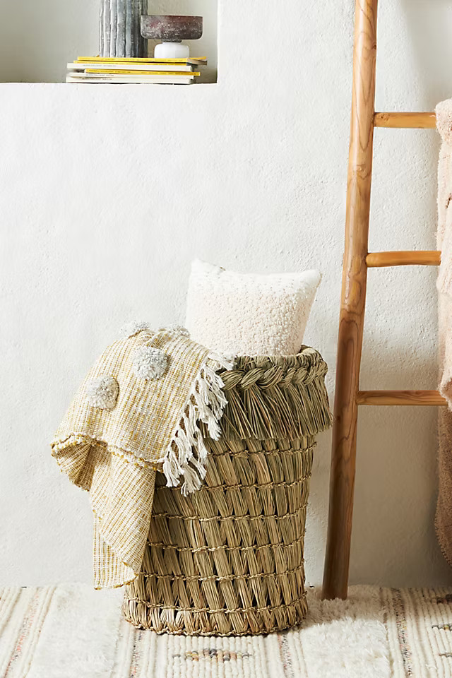 Zano Hand-Braided Basket | Anthropologie (US)