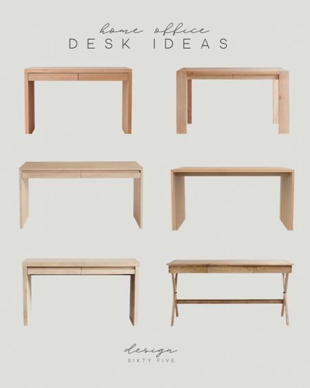Some of the desks I’m considering for our home office refresh!

Waterfall desk, oak desk, minimal wood desk, writing desk 

#LTKhome
