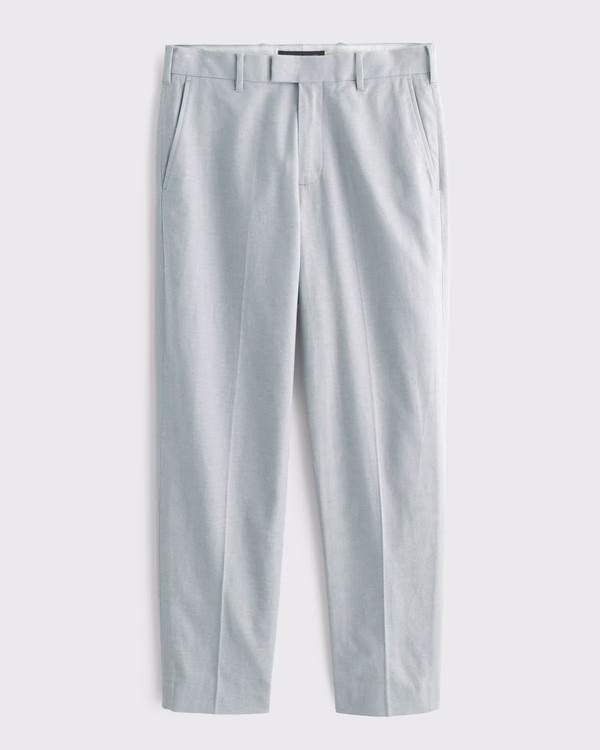 The A&F Collins Linen-Blend Suit Pant | Abercrombie & Fitch (US)