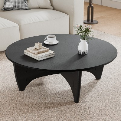 PexFix Round Solid Wood Coffee Table for Living Room-Black | Target