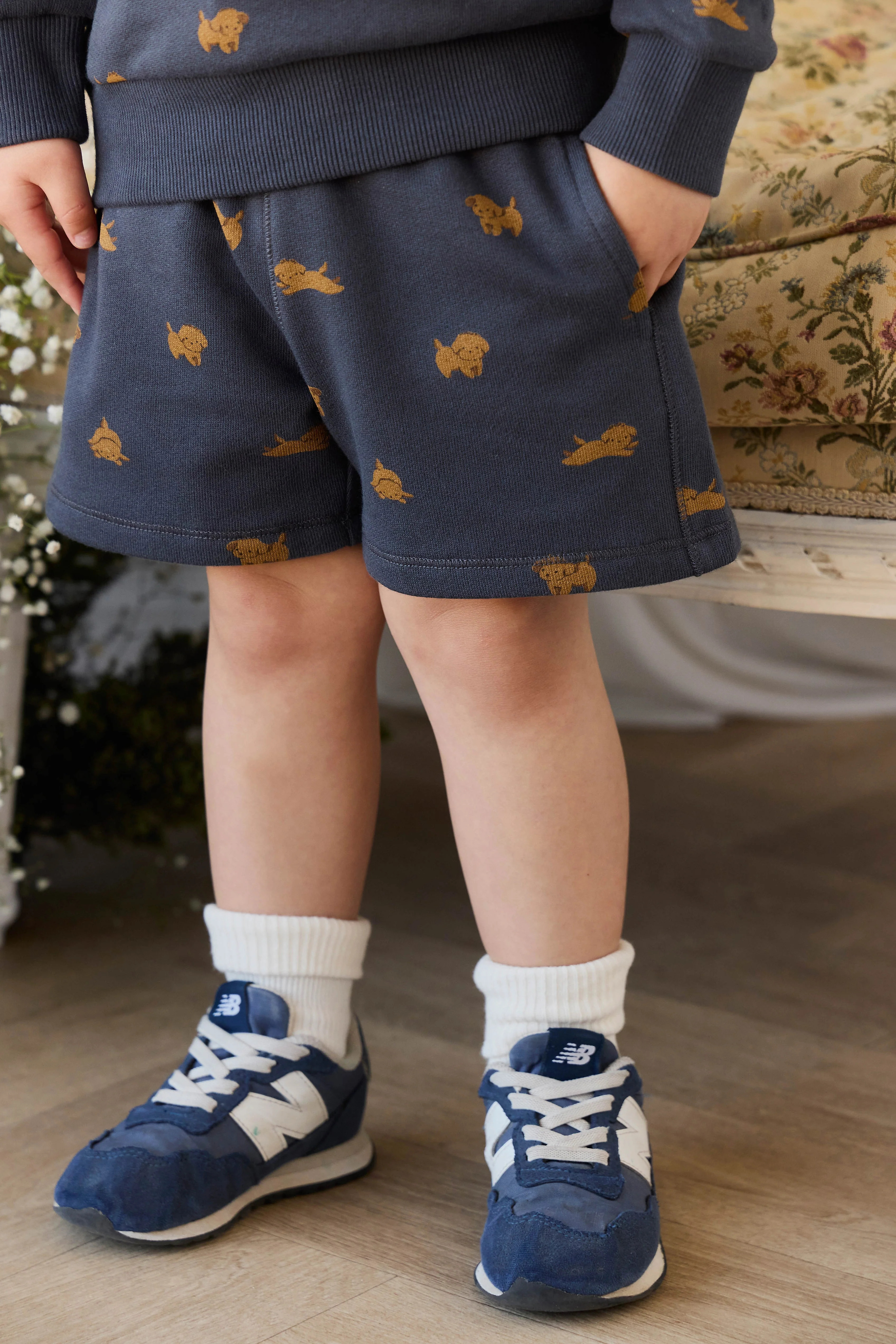 Organic Cotton Jalen Short - Playful Milo Captain | Jamie Kay