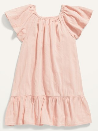 Flutter-Sleeve Tiered Swing Dress for Toddler Girls | Old Navy (US)