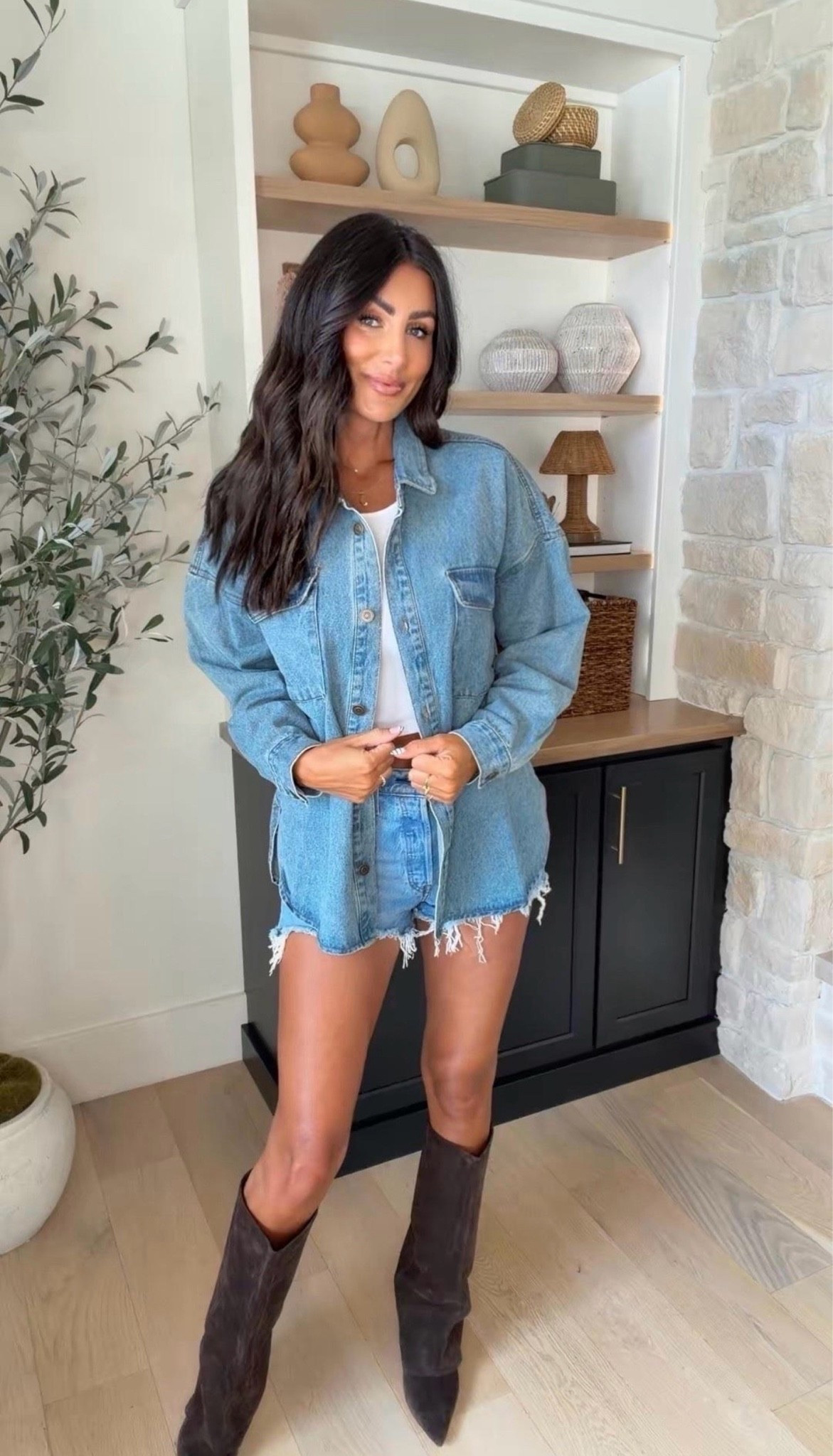 VICI | VICI Denim Jacket | Denim
Shorts | Knee High Boots | Fall Style

#LTKgrwm #LTKootd #LTKdayinmylife
