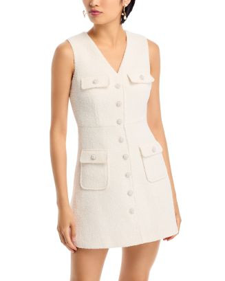 Self-PortraitTinsel Boucle Sleeveless Mini Dress | Bloomingdale's (US)