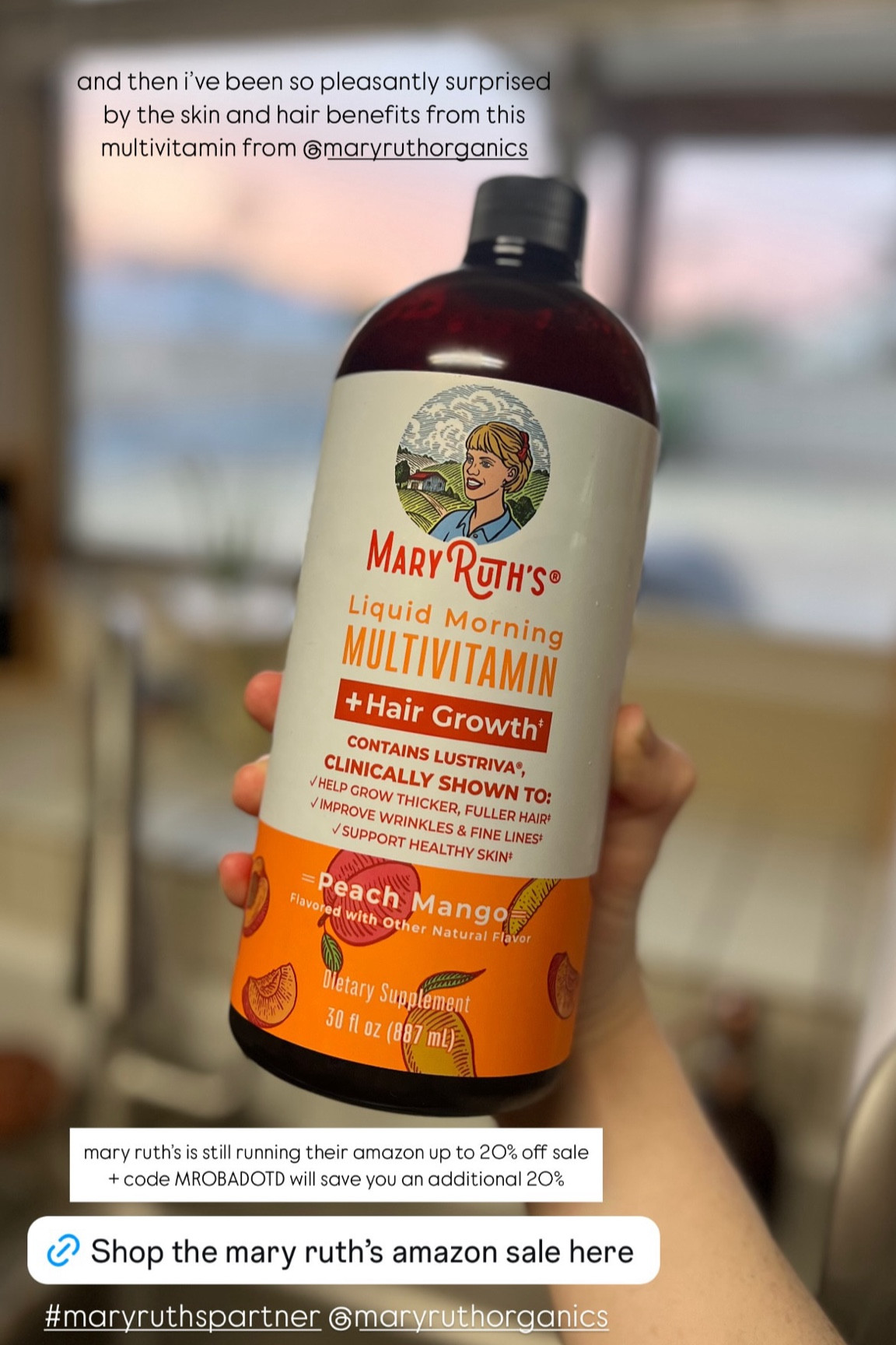 check out the mary ruth’s sale and save on their liquid morning multivitamin + hair growth


#LTKSeasonal #LTKSaleAlert #LTKFindsUnder50
